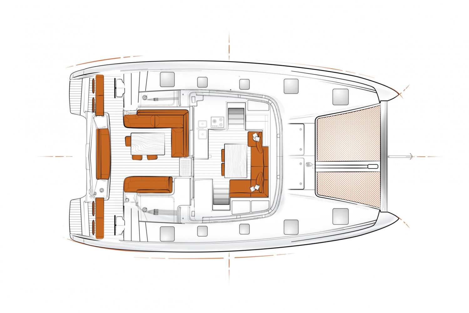 Excess 12 - layout saloon